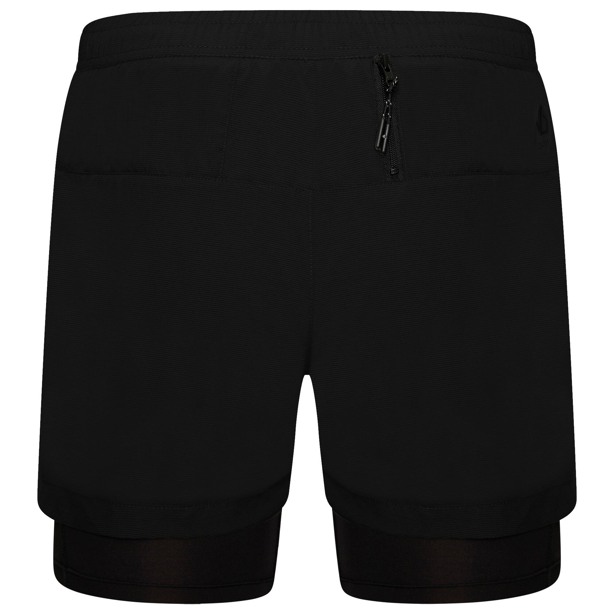 Mens Recreate II 2 in 1 Shorts (Black) 2/5