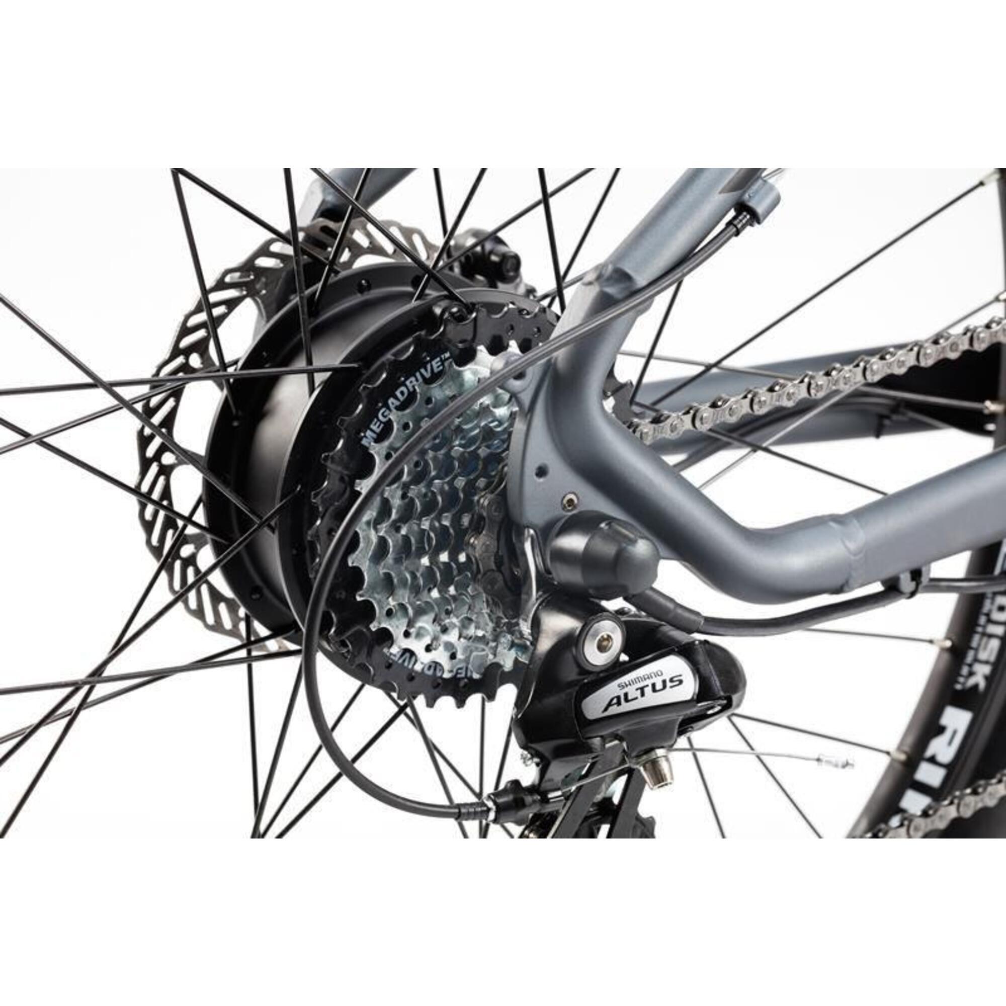 Bicicletta MTB Elettrica,E-29",Unisex, Momabikes grigio