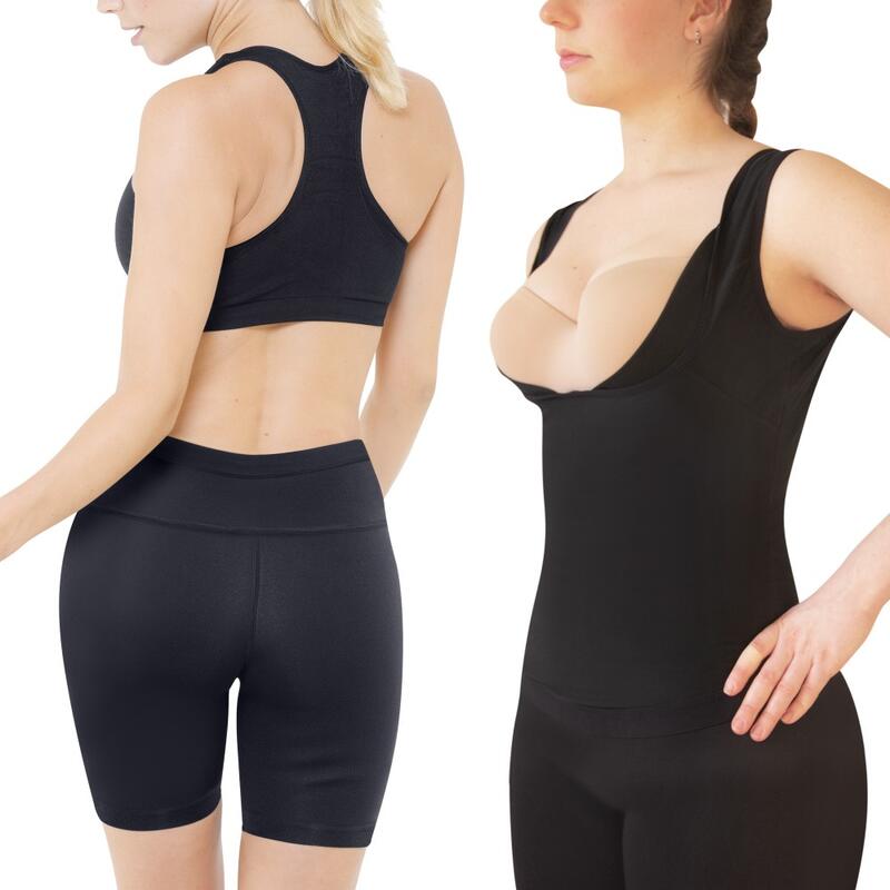 Saunalifter tanktop en sweatshort voor vrouwen