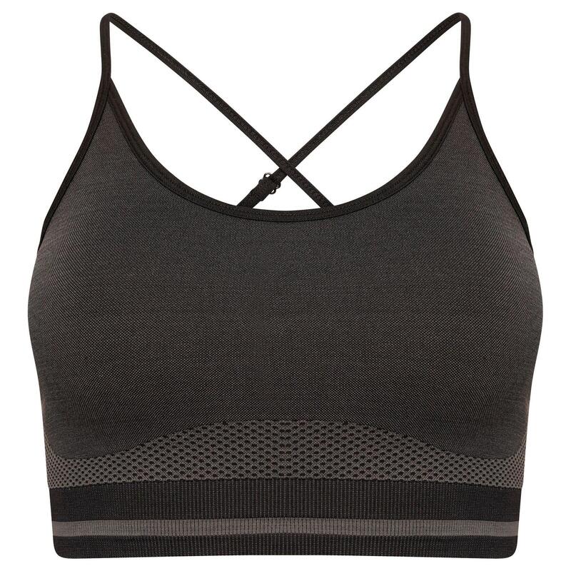 "Don't Sweat It" SportBH für Damen Schwarz