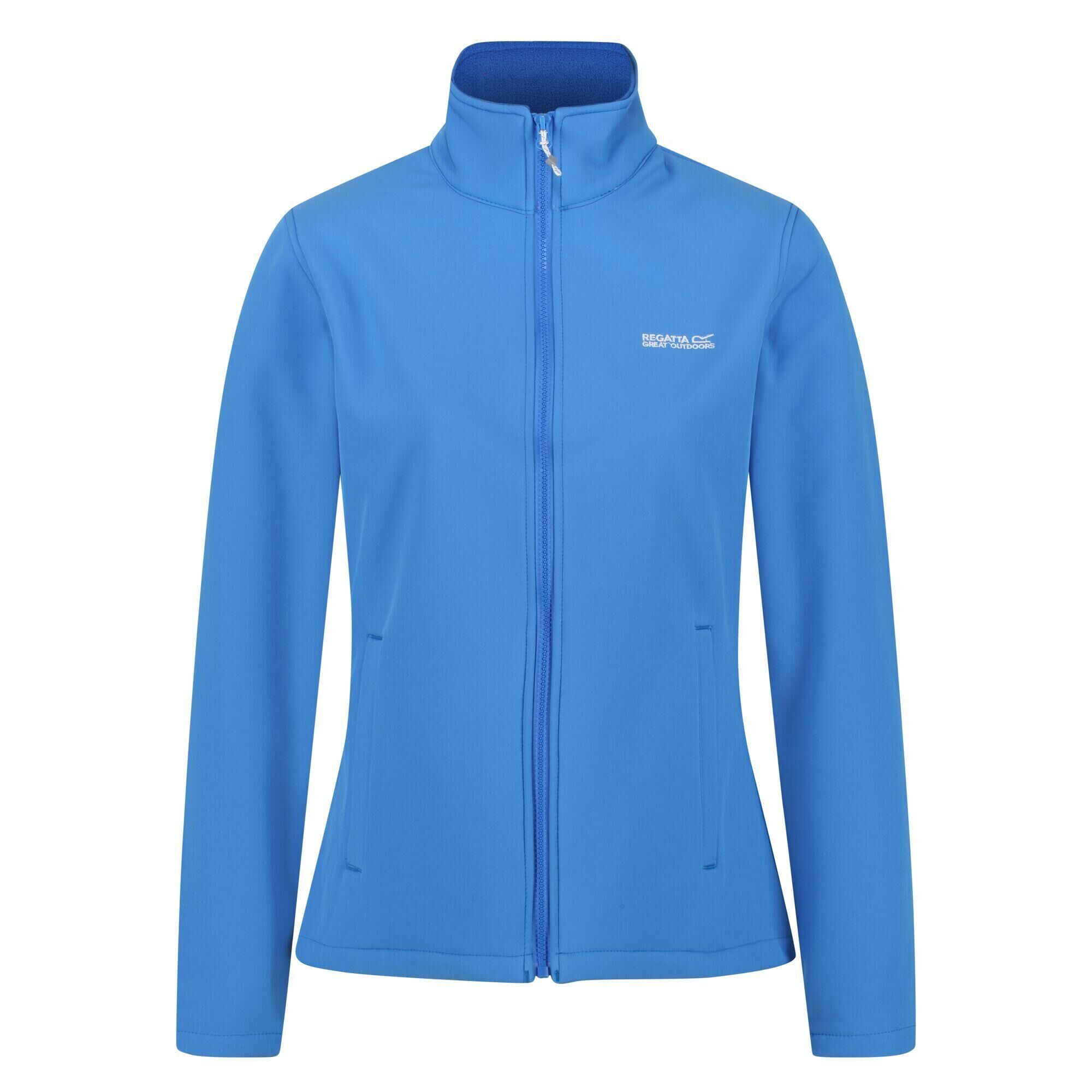 REGATTA Womens/Ladies Connie V Softshell Walking Jacket (Sonic Blue)