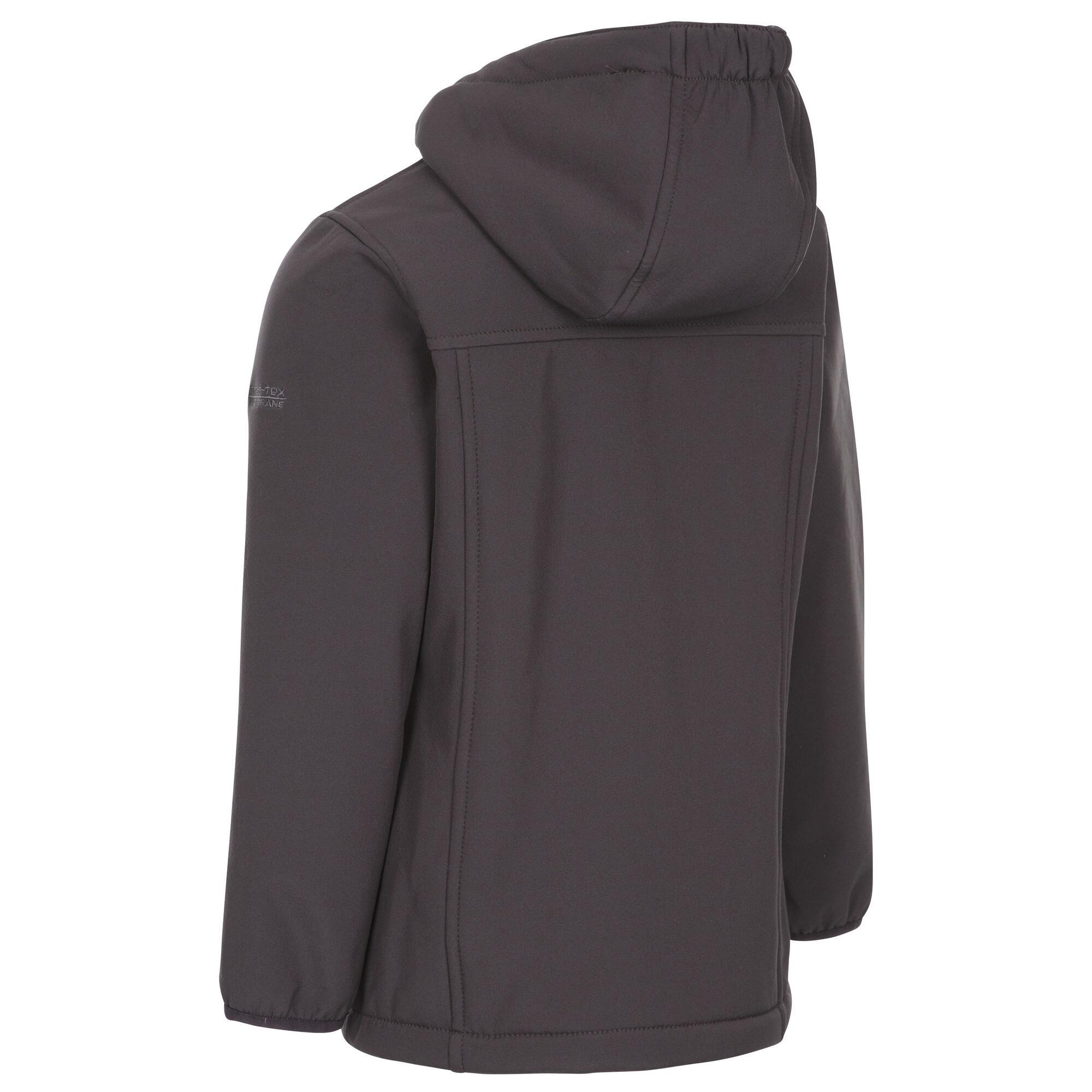 KRISTEN Giacca softshell da bambino (grigio scuro)