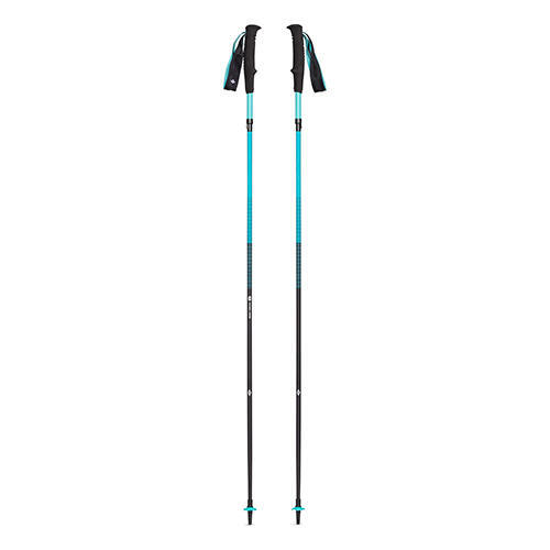 W's Distance Carbon 3節Z型行山杖(一對裝) - 湖水藍色