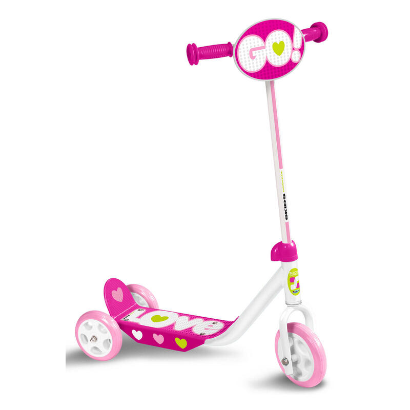 Skids Control Love scooter à 3 roues Free Run Girls Pink/White
