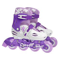 Skids Control Patins à roues alignées ajustables violet/blanc