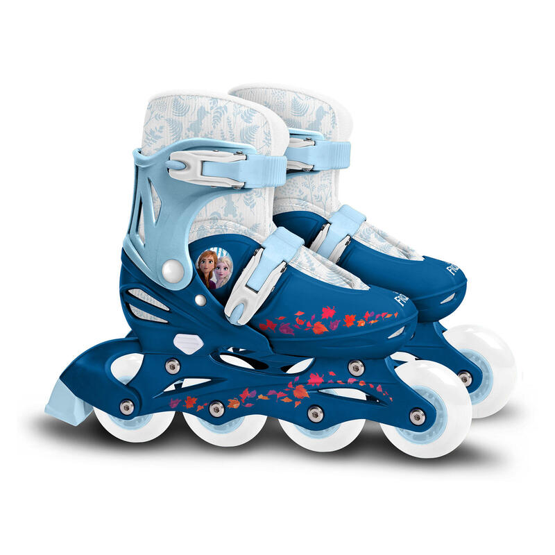 Patines cuatro ruedas Frozen con luces para Niñas turquesa START