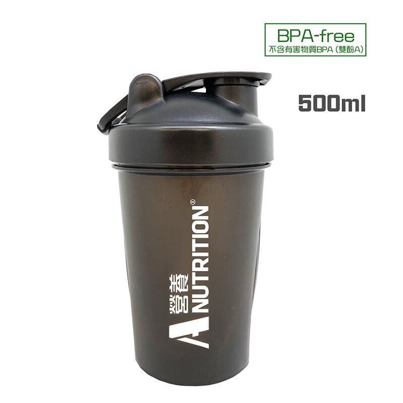 A-NUTRITION Protein Shaker Bottle 500ml with Shaker Ball