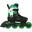 Powerslide Universe 4W Green größenverstellbarer Inline Skate für Kinder