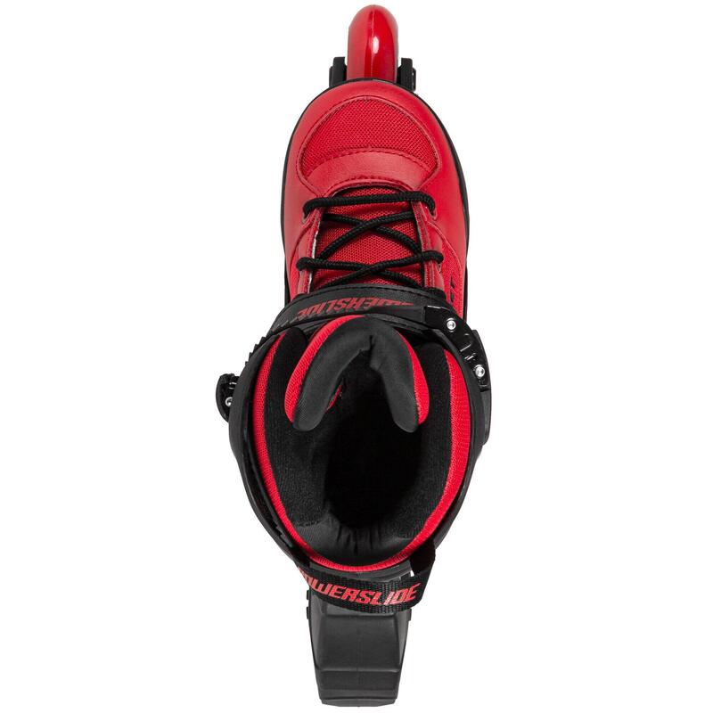 Powerslide Rocket Red größenverstellbarer Inline Skate für Kinder