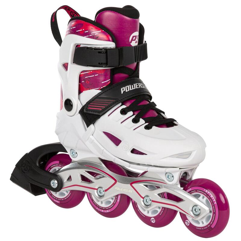 Powerslide Universe 4W Pink größenverstellbarer Inline Skate für Kinder