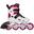 Powerslide Universe 4W Pink größenverstellbarer Inline Skate für Kinder