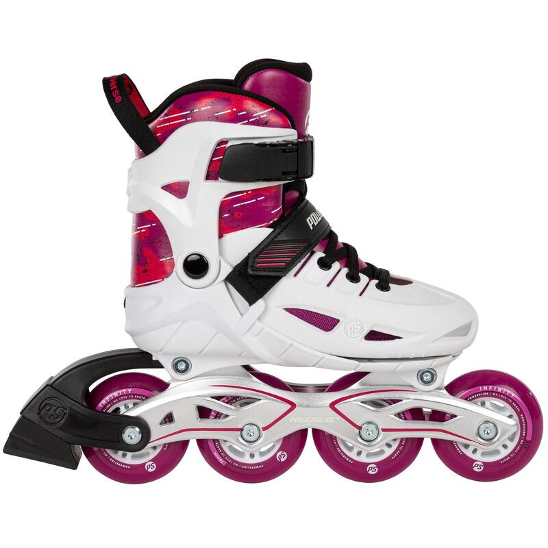 Powerslide Universe 4W Pink größenverstellbarer Inline Skate für Kinder