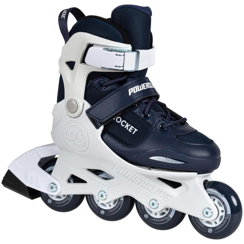 Powerslide Rocket Blue größenverstellbarer Inline Skate für Kinder