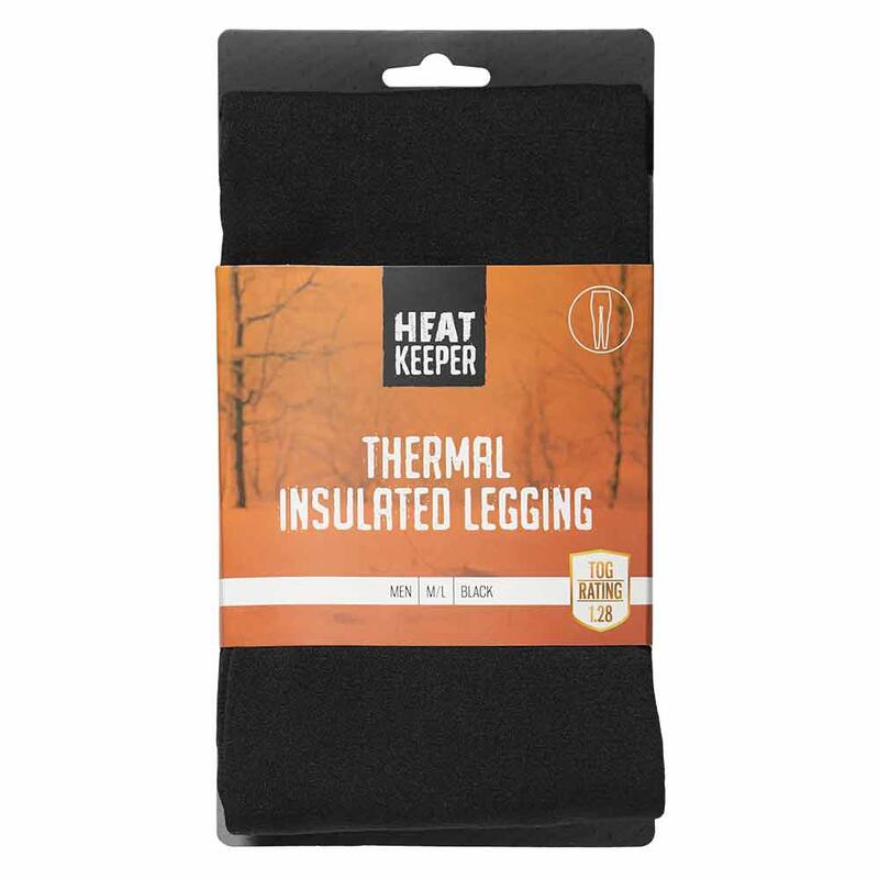 Męskie legginsy termoaktywne Heatkeeper Basic czarne