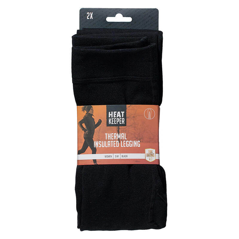 Heatkeeper legging thermique Femme Basic Paquet de 2 Noir