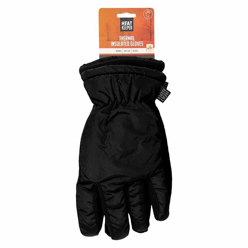 Heatkeeper Thermo-Handschuhe Damen Mega Schwarz