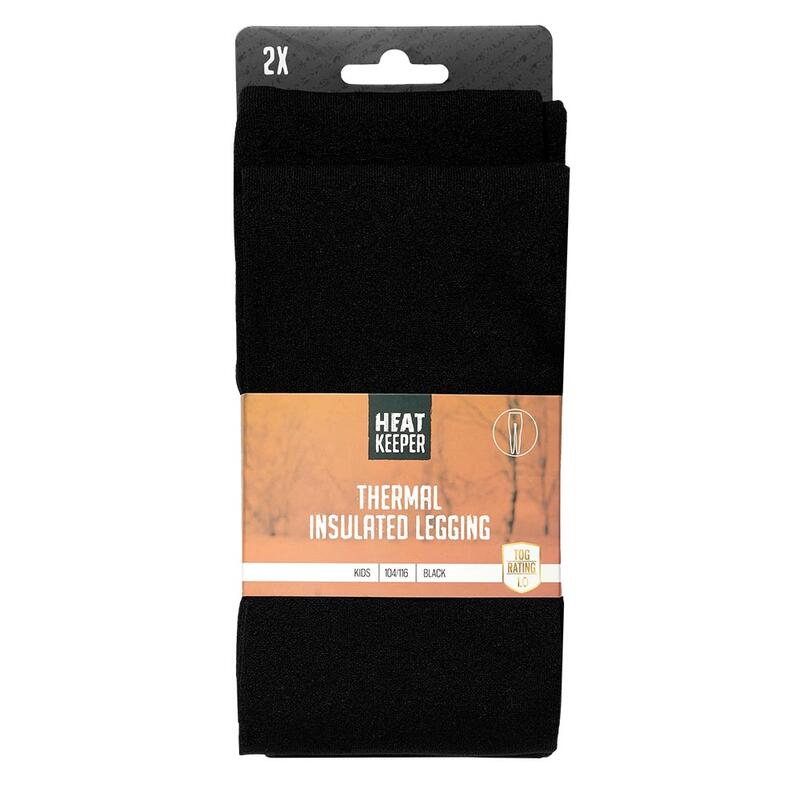 Heatkeeper Kinder Thermo Legging Basic 2-pack Zwart