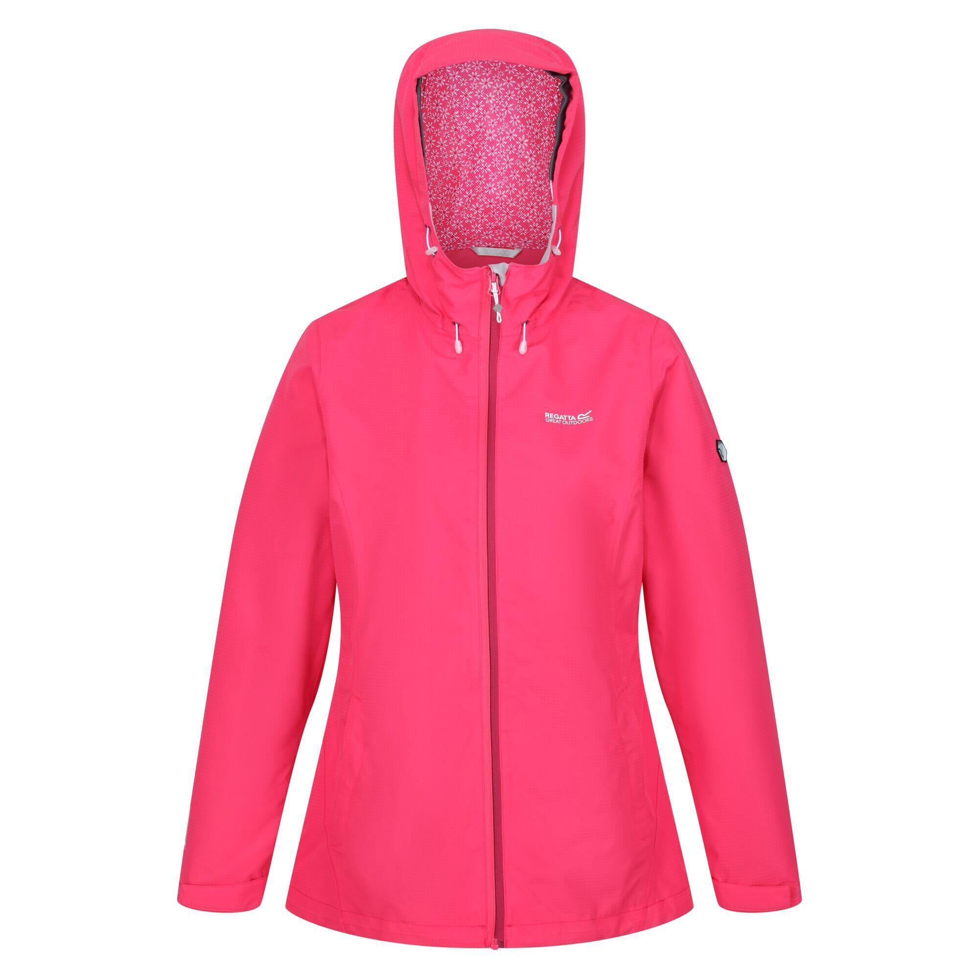 REGATTA Womens/Ladies Hamara III Waterproof Jacket (Rethink Pink)