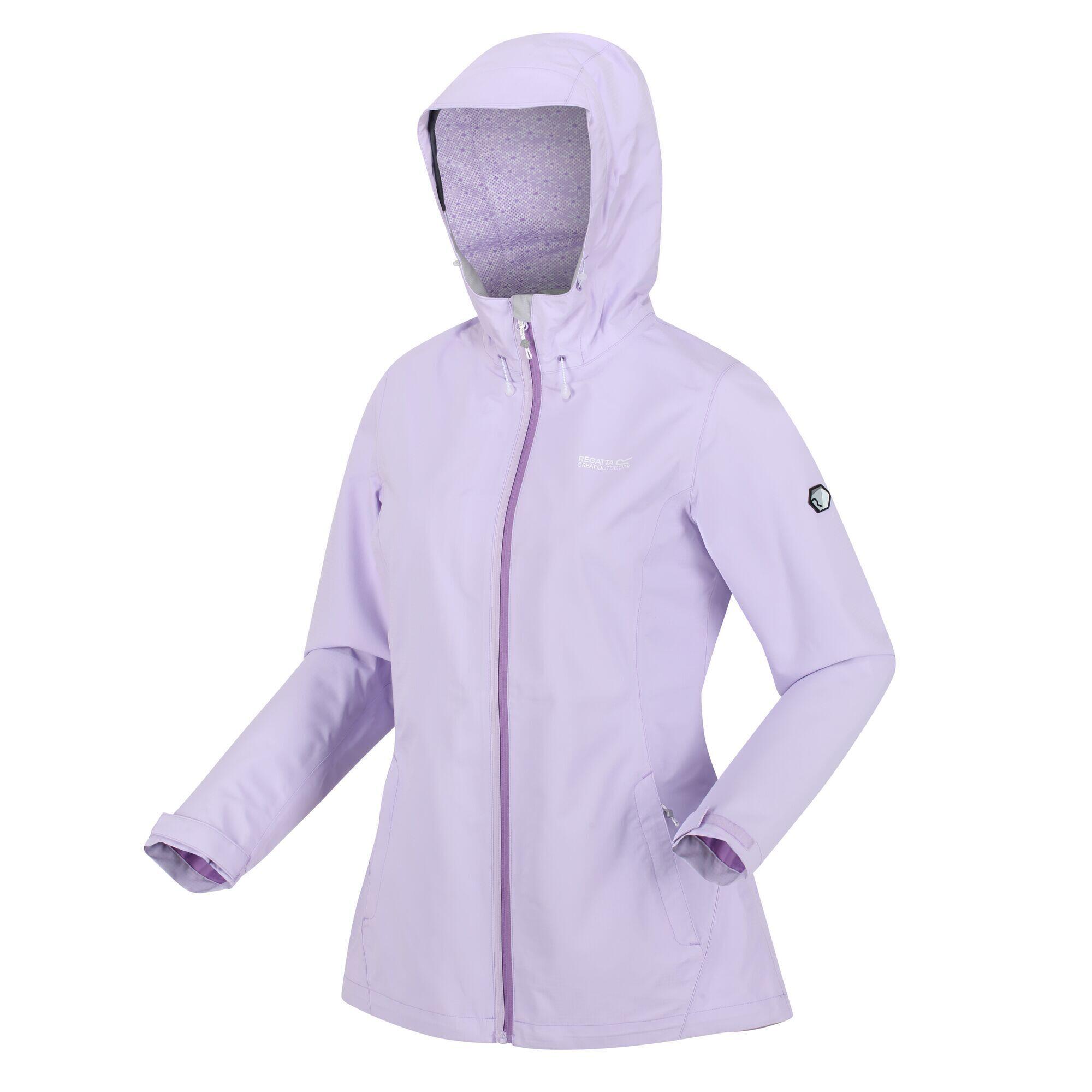 Womens/Ladies Hamara III Waterproof Jacket (Pastel Lilac) 3/5