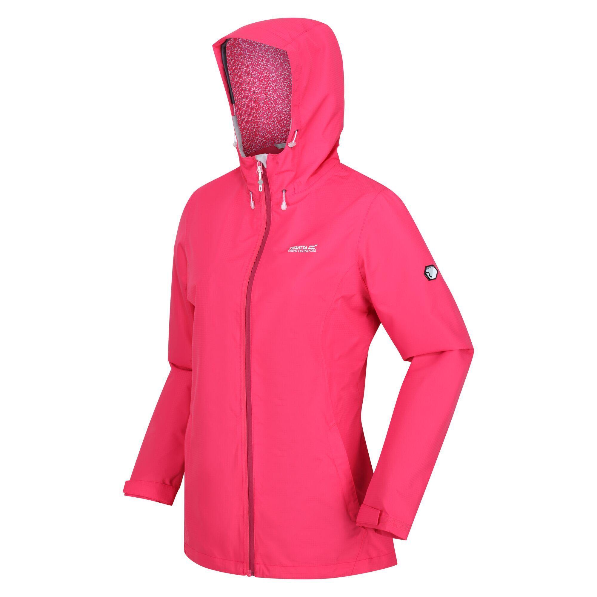 Women's HAMARA waterproof jacket (Hot pink)