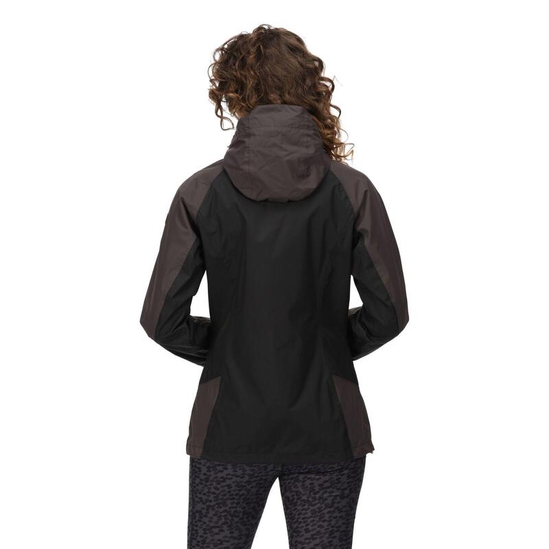 Veste imperméable CALDERDALE Femme (Noir / Gris clair)