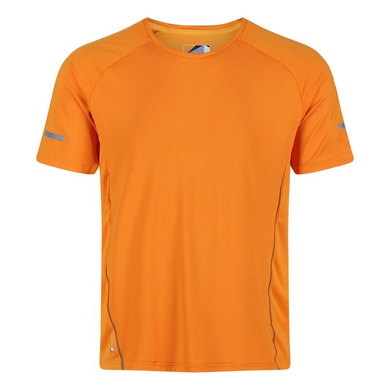 Camiseta Highton Pro Logotipo para Hombre Naranja Llama
