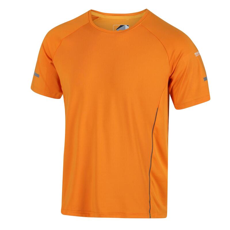 Highton Pro wandel-T-shirt met korte mouwen voor heren - Oranje