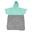 Poncho Toalla de Surf ponchmgl Adulto Menta/Gris M/L