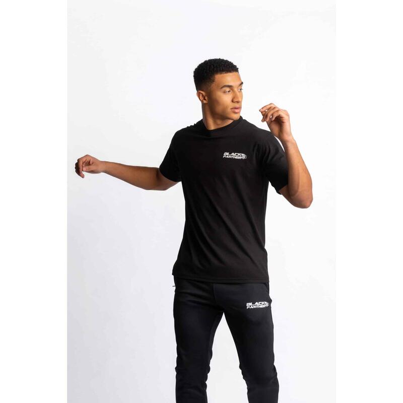 Black Panther T-Shirt Fitness Slim Fit - Herren - Schwarz
