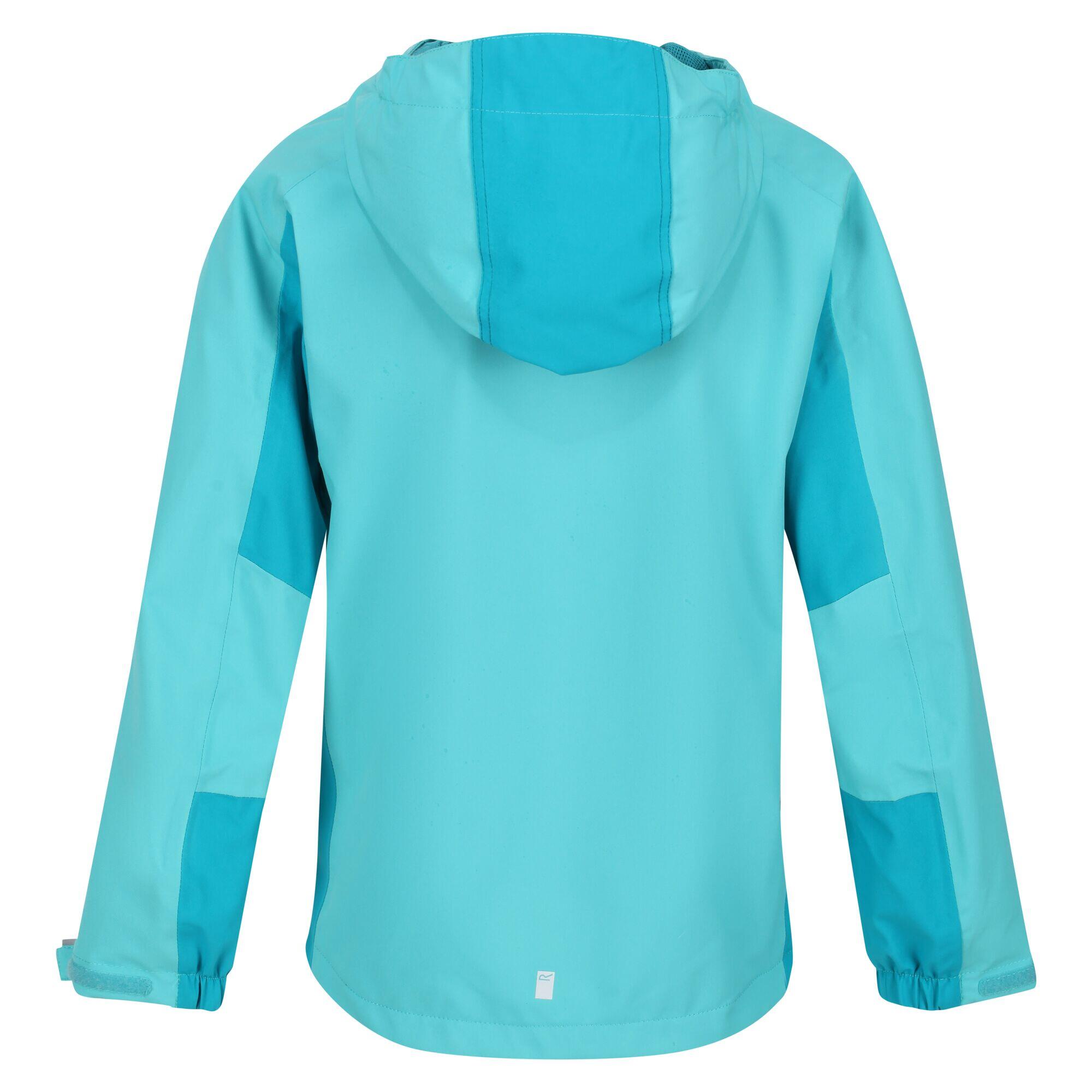 Childrens/Kids Highton III Waterproof Jacket (Turquoise/Enamel) 2/5