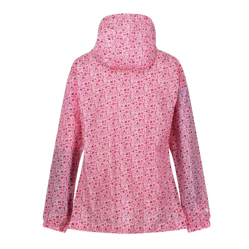 Chaqueta Impermeable Pack It Estampado Ditsy para Mujer Rosa tropical