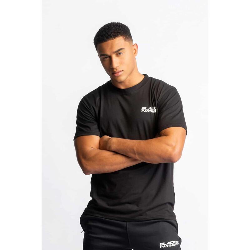 Black Panther T-Shirt Fitness Slim Fit - Heren - Zwart