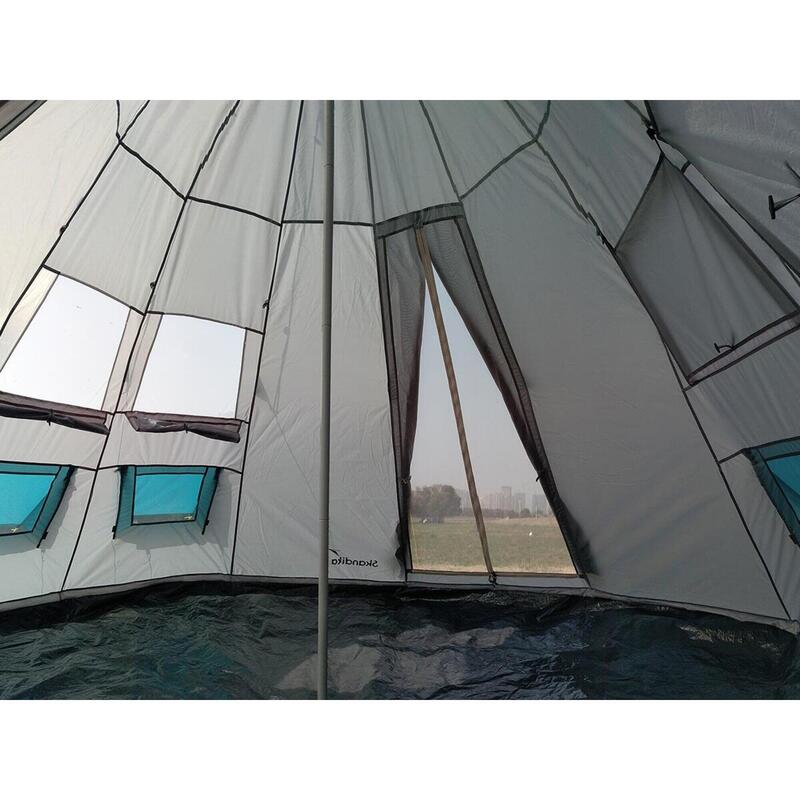 Tenda da campeggio - Tipi - 6 persone - outdoor - impermeabile - altezza 2,5 m