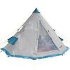 Tipii - Tente tipi pour 6 pers - Tapis sol cousu, moustiquaire - 365 cm Ø