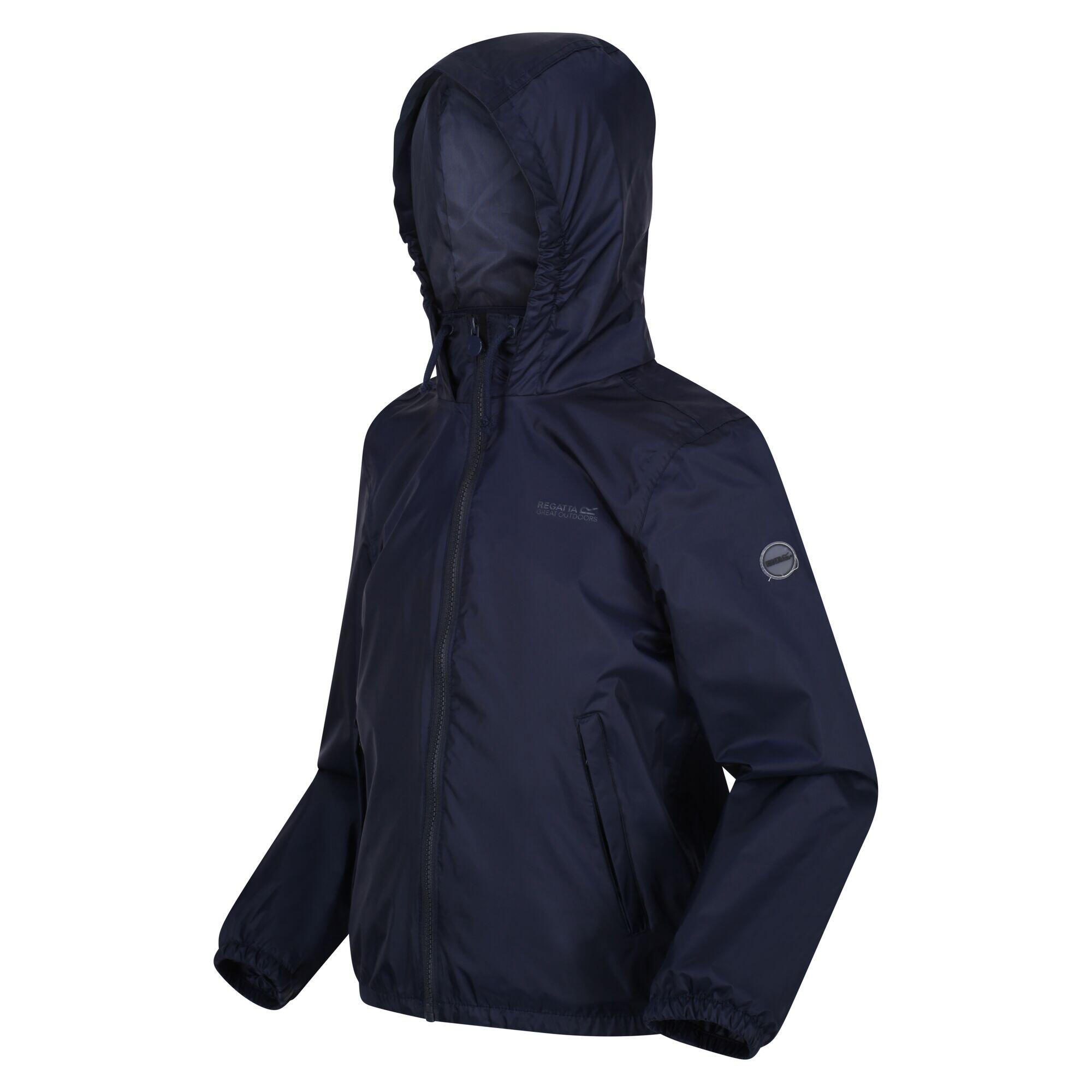 Childrens/Kids Catkin Waterproof Jacket (Navy) 4/5