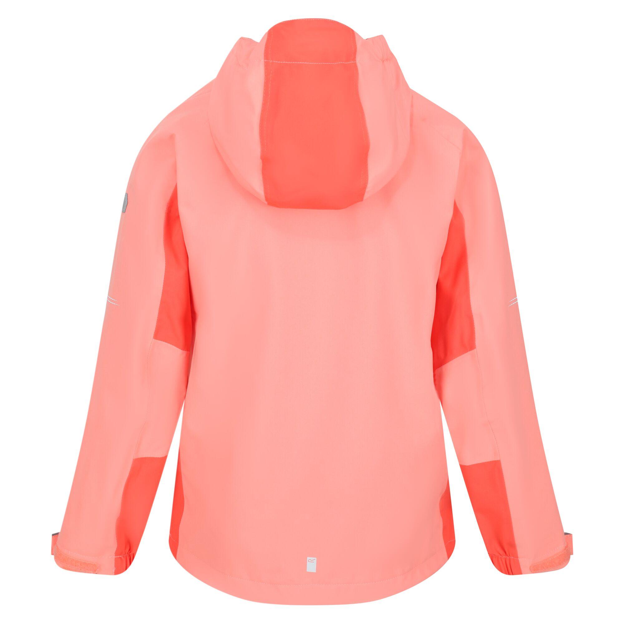 Childrens/Kids Highton III Waterproof Jacket (Fusion Coral/Neon Peach) 2/5