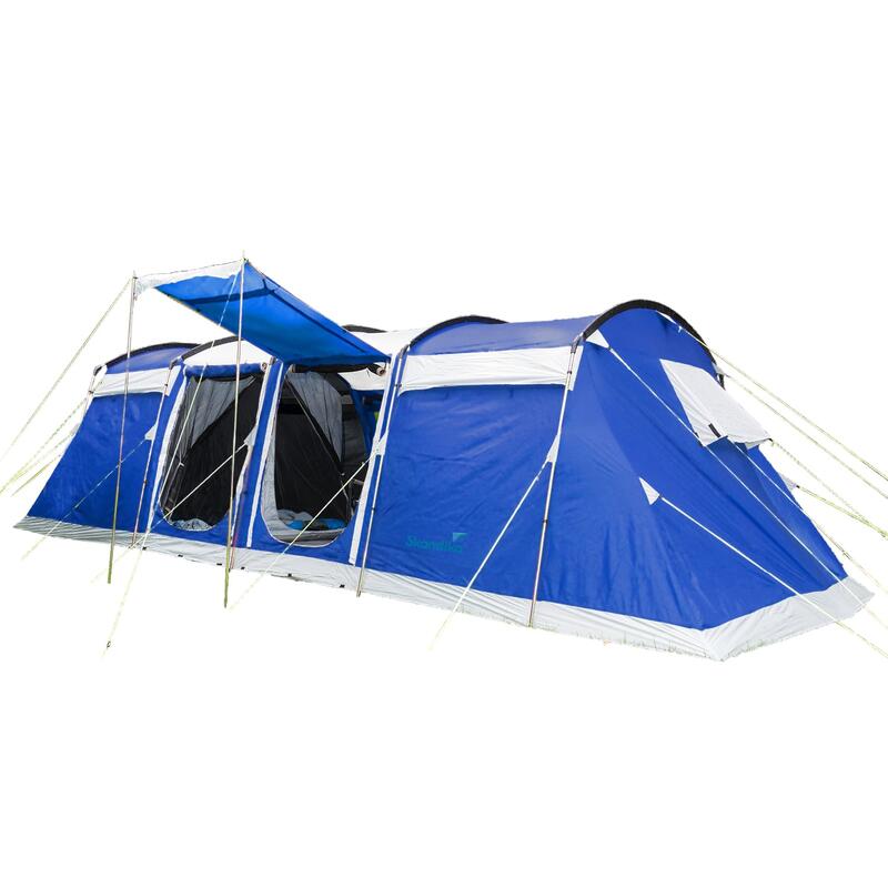 vragen Maak het zwaar been Montana 8 Protect Tent – Voor 8 personen – Tunneltent - 700 x 310 cm |  SKANDIKA | Decathlon.nl