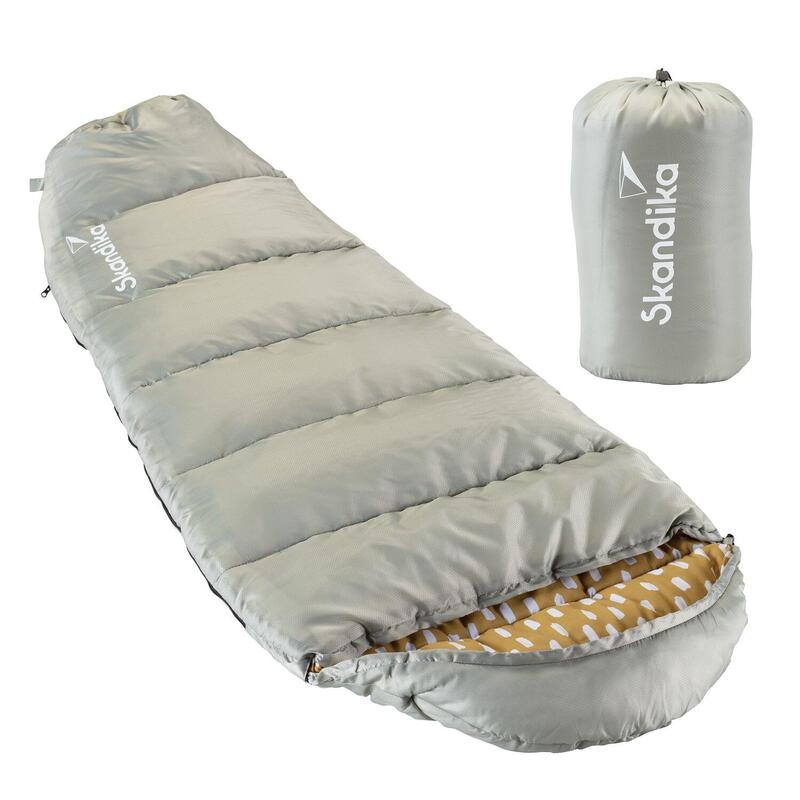 Sac de couchage Vegas Junior - sac momie 3 saisons enfant - 170 x 70 cm - Sauge