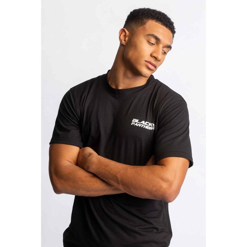 Black Panther T-Shirt Fitness Slim Fit - Heren - Zwart