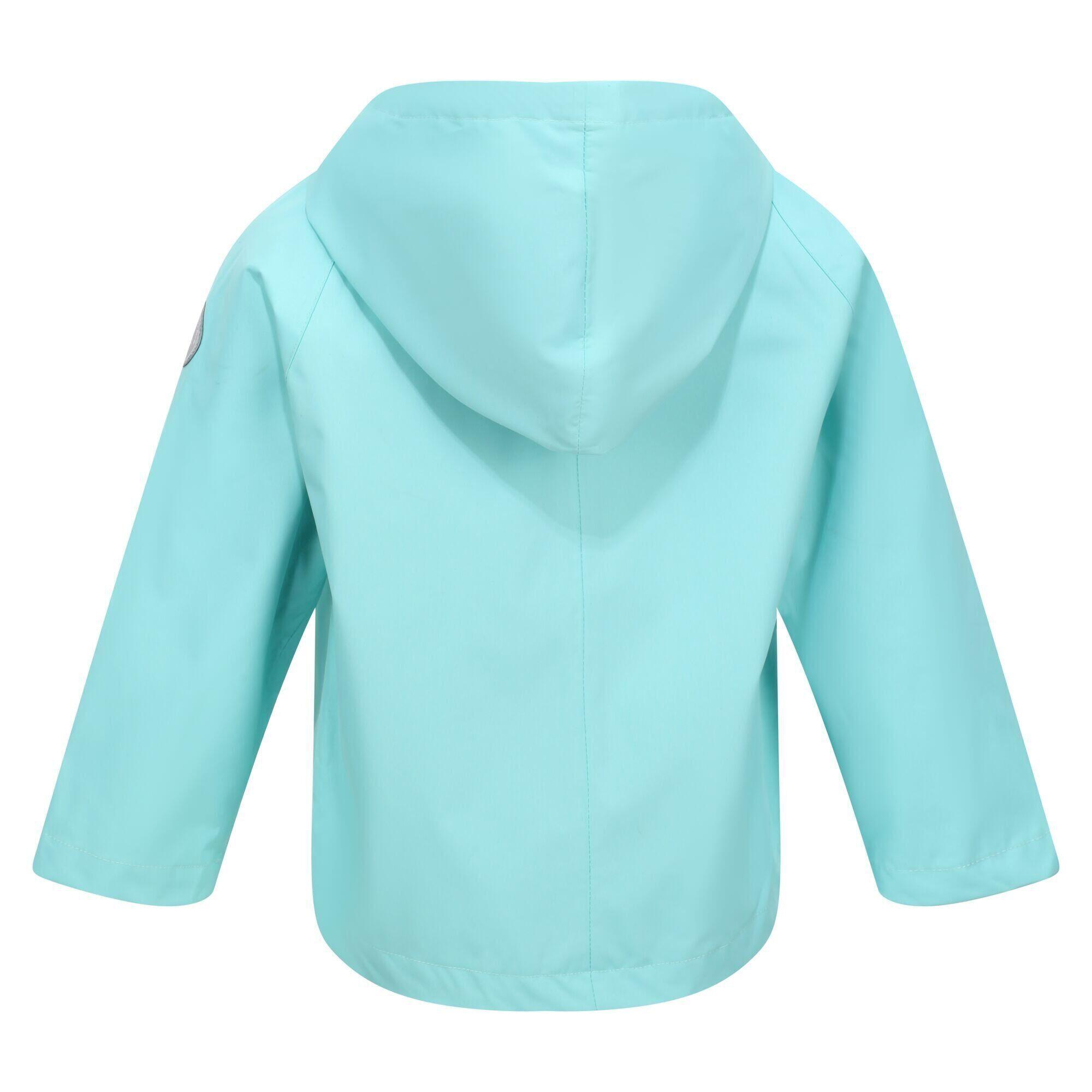 Children's waterproof jacket (Light blue)