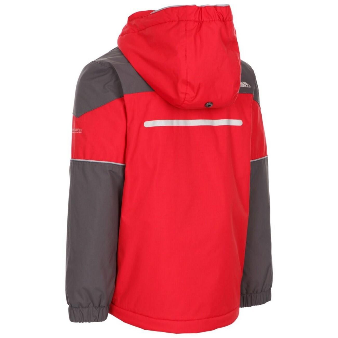 Boys' UNLOCK Waterproof Jacket (Red)