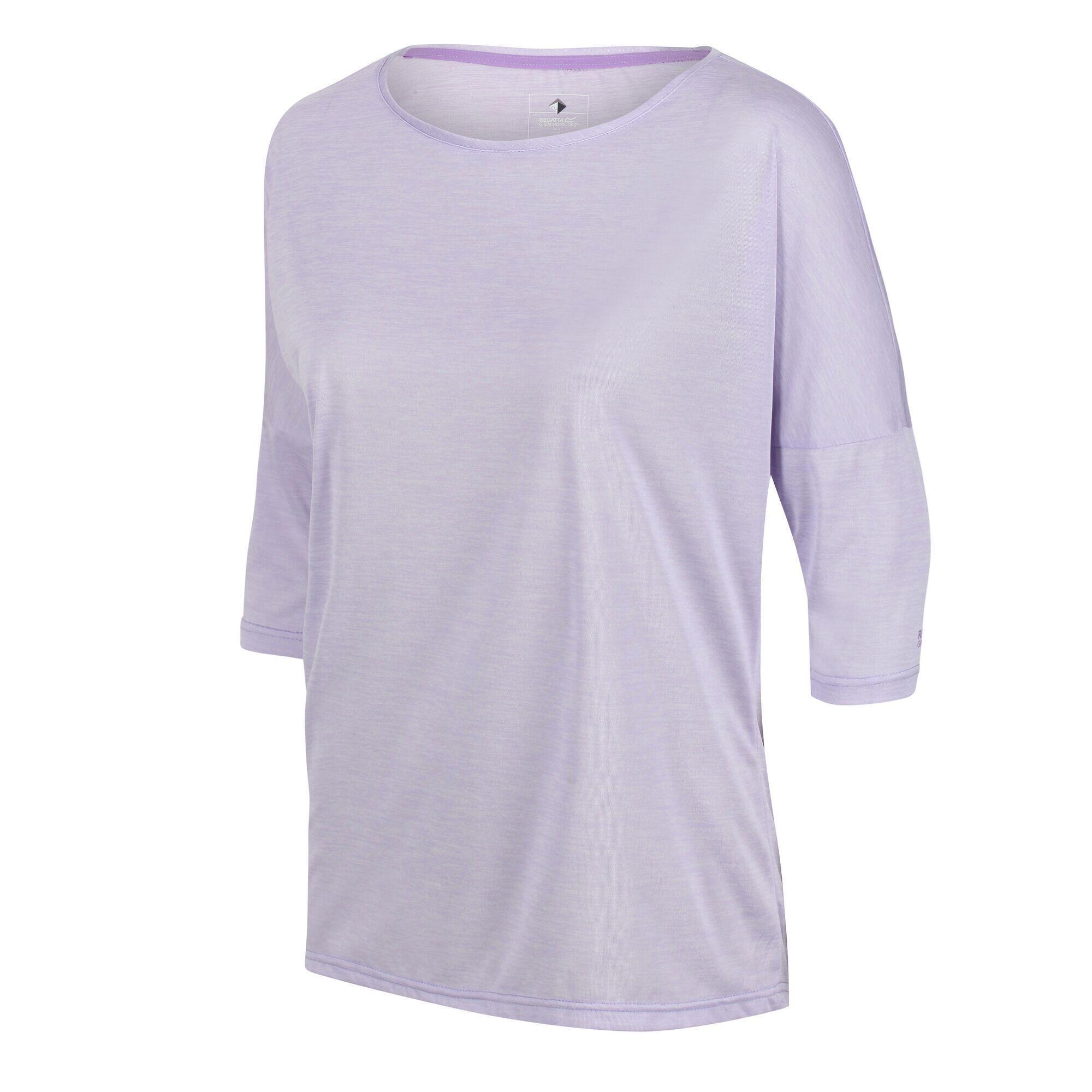 Womens/Ladies Pulser II 3/4 Sleeve TShirt (Pastel Lilac) 3/4