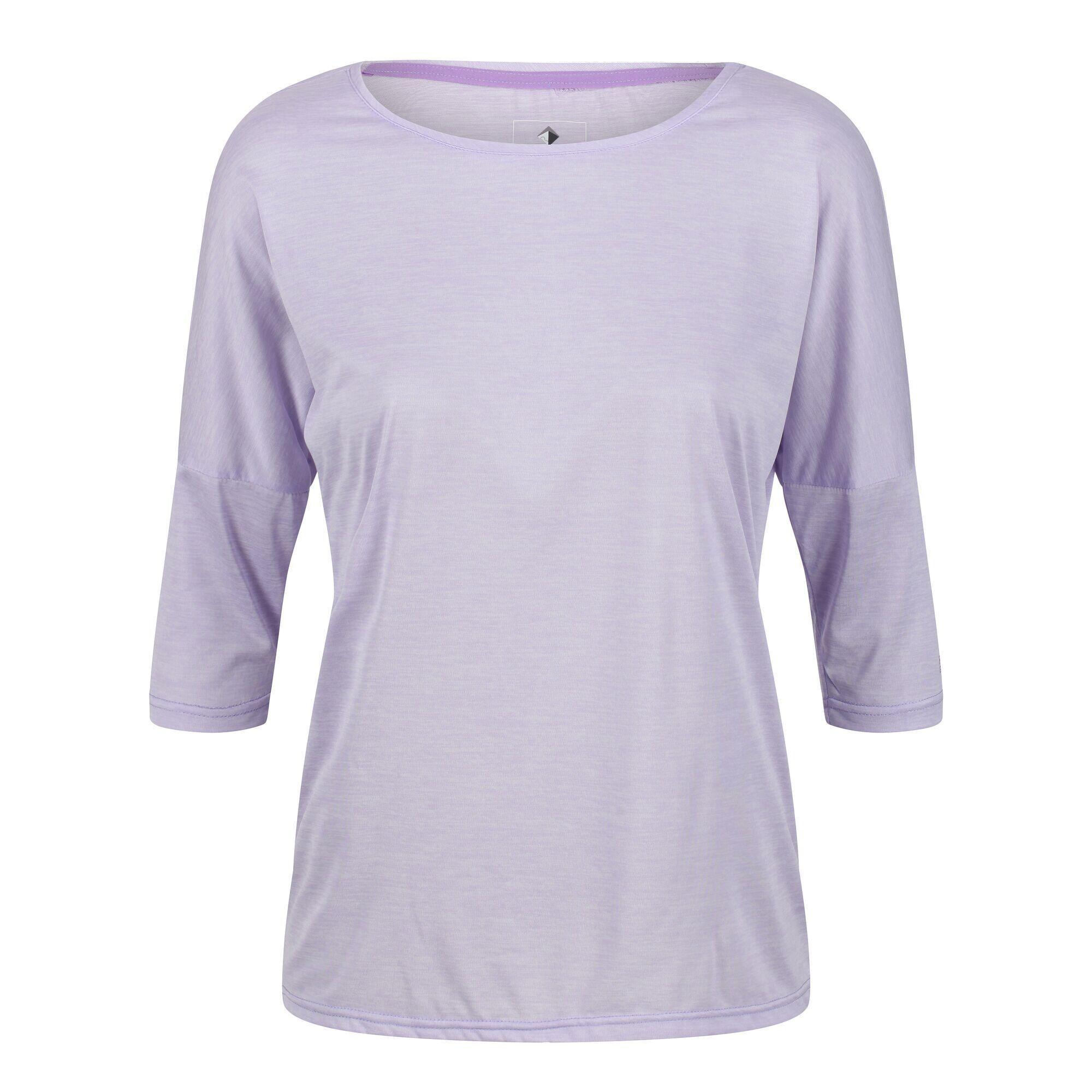 REGATTA Womens/Ladies Pulser II 3/4 Sleeve TShirt (Pastel Lilac)