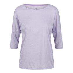 Dames Pulser II Tshirt met 3/4 mouwen (Pastel Lila)