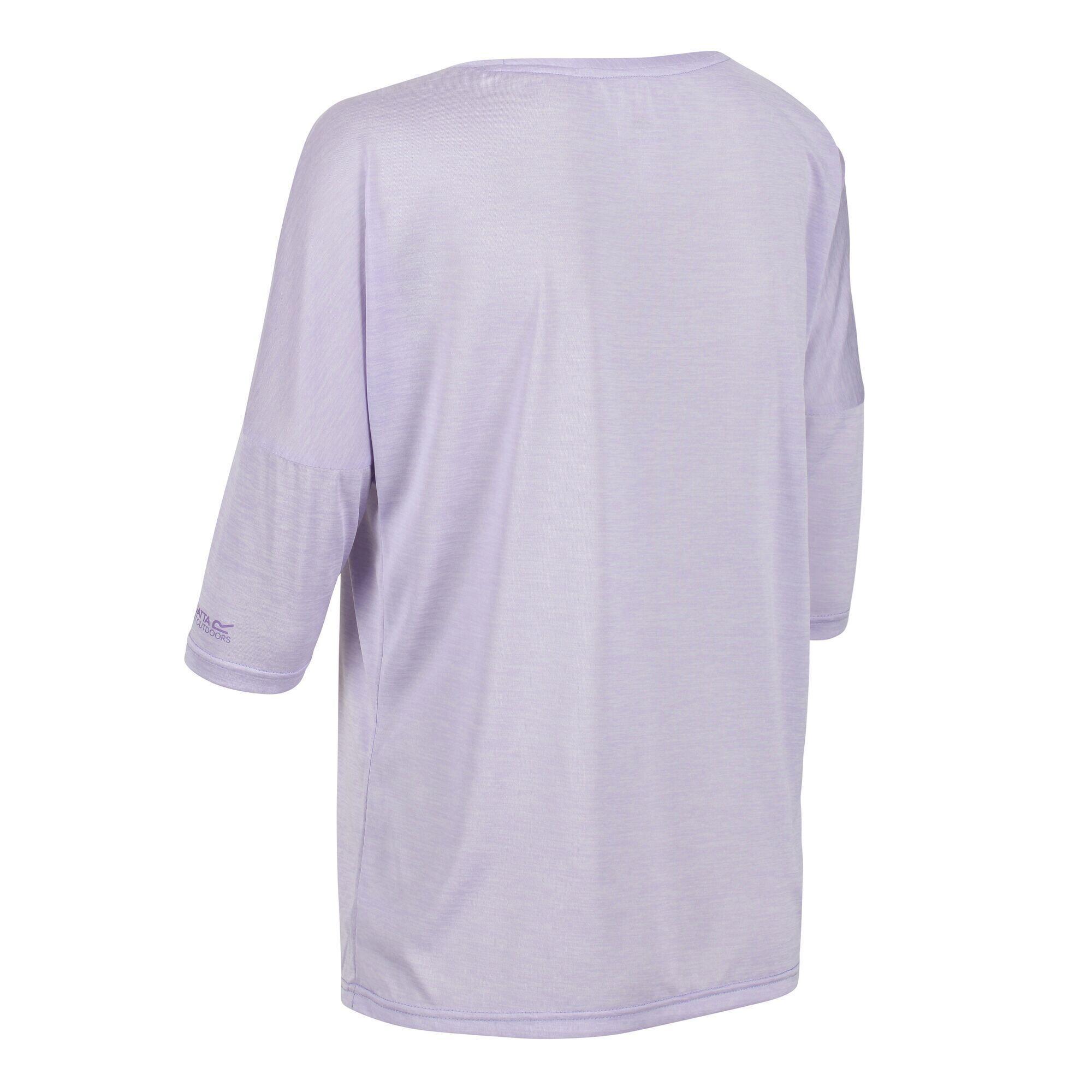 Womens/Ladies Pulser II 3/4 Sleeve TShirt (Pastel Lilac) 2/4