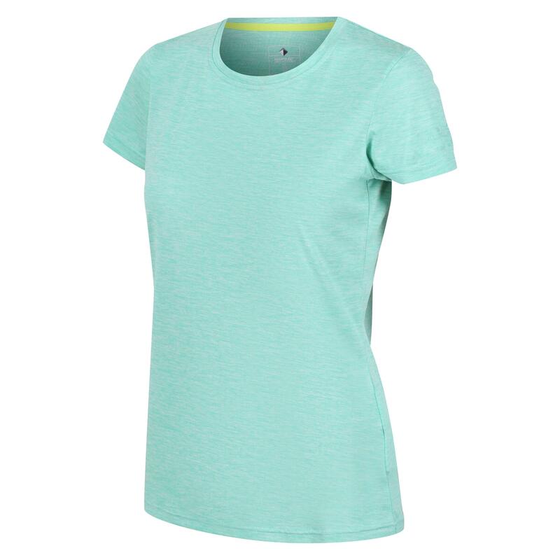 T-Shirt Mesclado Fingal Edition Mulher Onda Oceânica