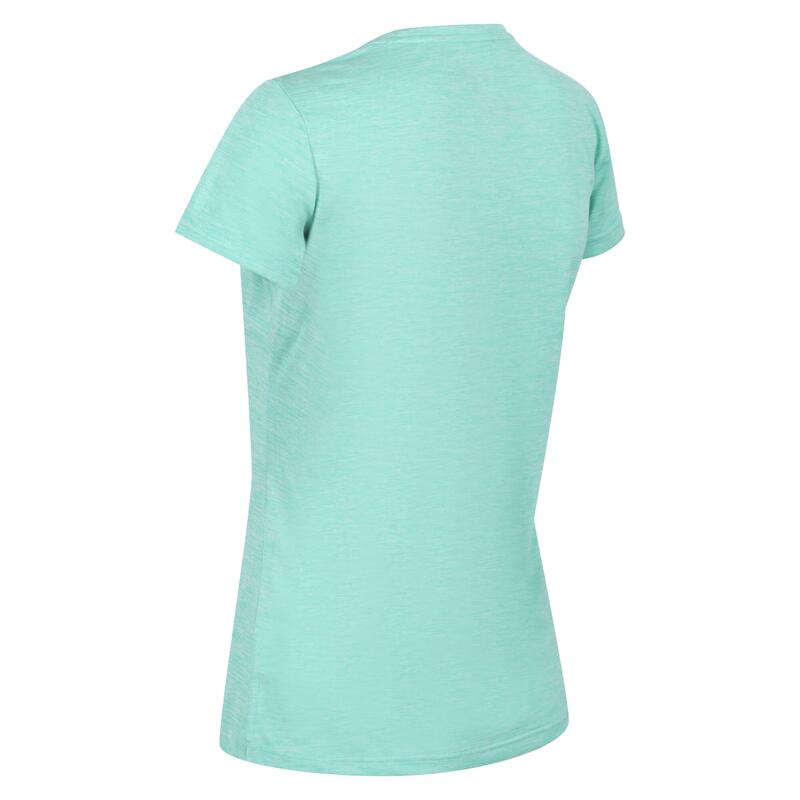 T-Shirt Mesclado Fingal Edition Mulher Onda Oceânica