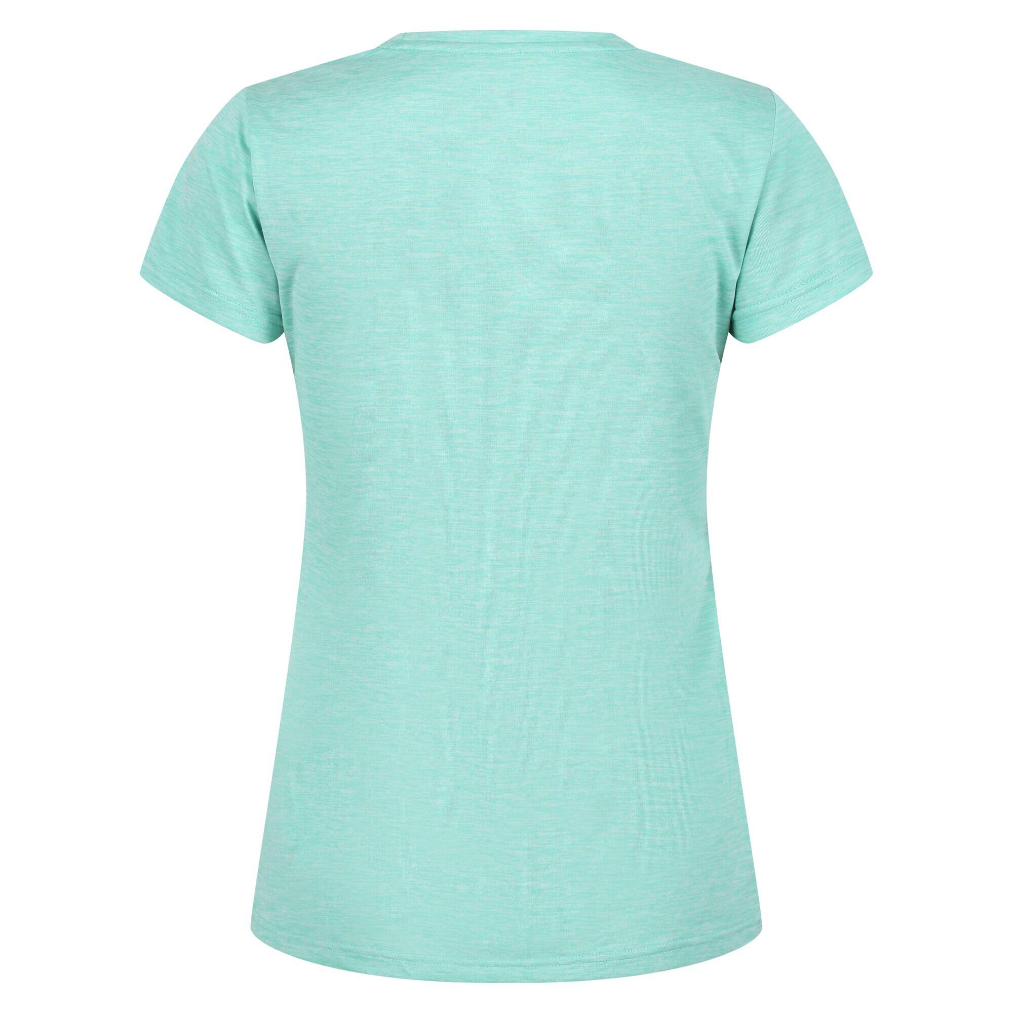 Womens/Ladies Fingal Edition Marl TShirt (Ocean Wave) 2/5