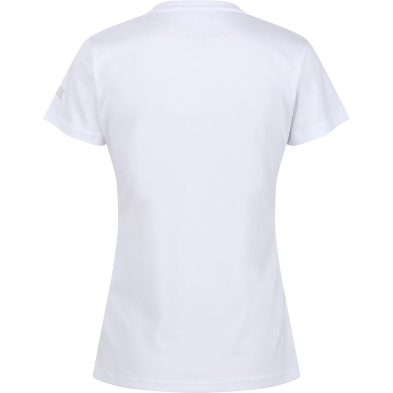 T-Shirt Montanha Fingal VI Mulher Branco