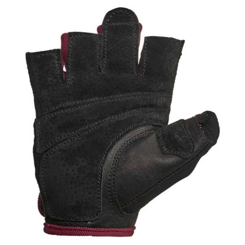 Gants de fitness Harbinger Power Stretchback pour femmes - Noir / Rouge - S